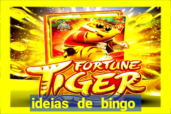 ideias de bingo para o natal